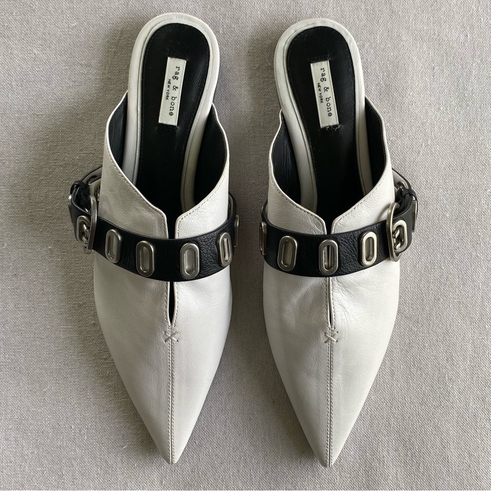 Rag & Bone Victory Mule Flats - Picture 3 of 11